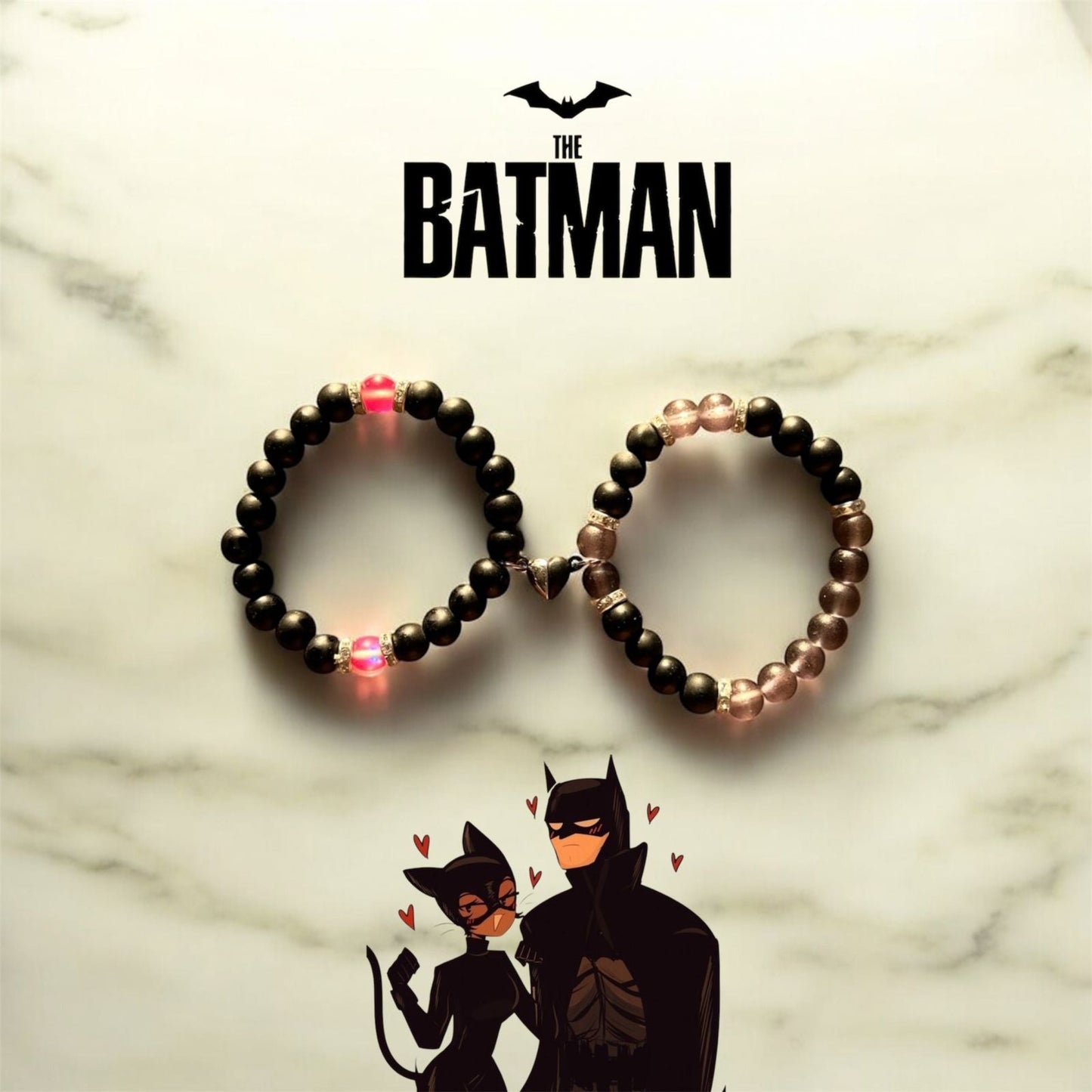 Batman Couple Bracelet - Thecharmingcharms09