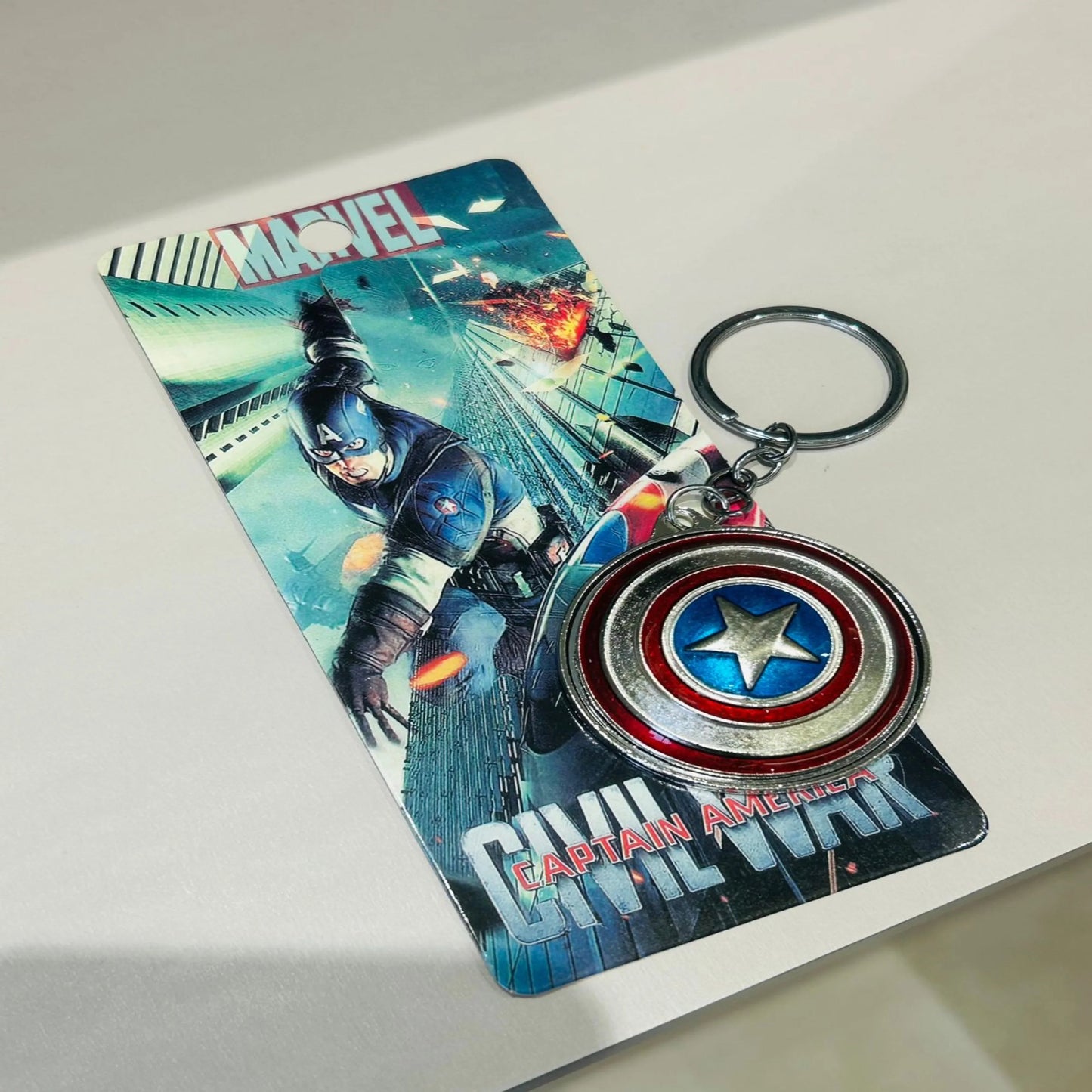 Captain America Key chain - Thecharmingcharms09