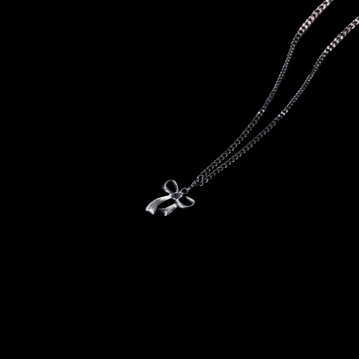 Bow Pendant Chain - Thecharmingcharms09