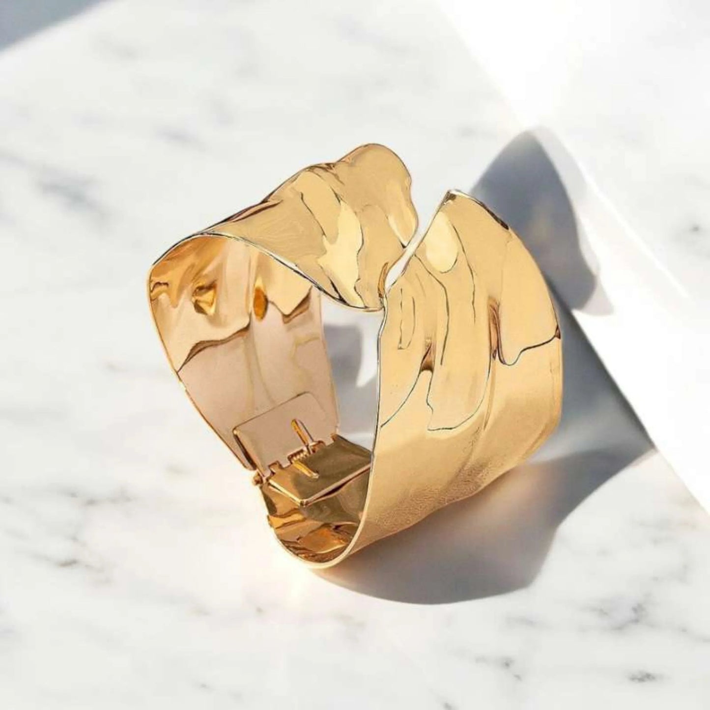 golden cuff bracelet - Thecharmingcharms09