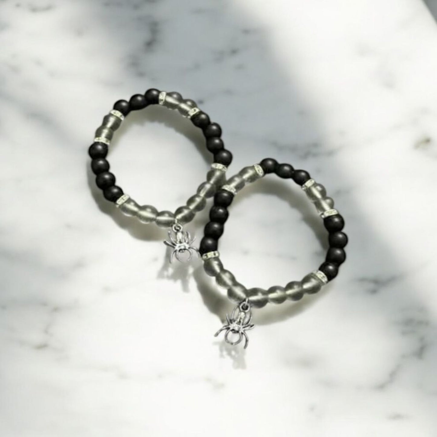 Spider Couple bracelets - Thecharmingcharms09