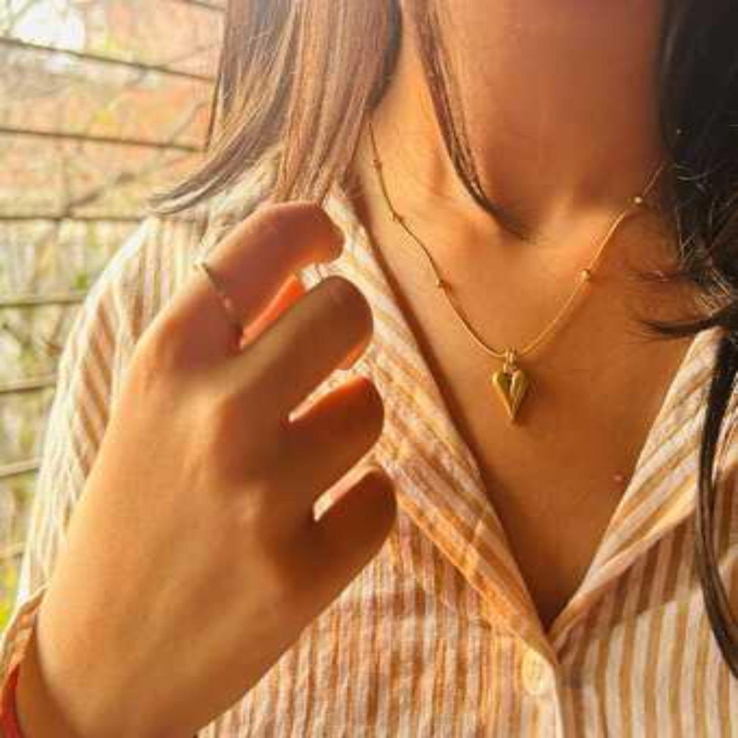 Heart Chain Anti Tarnish 04- Thecharmingcharms09