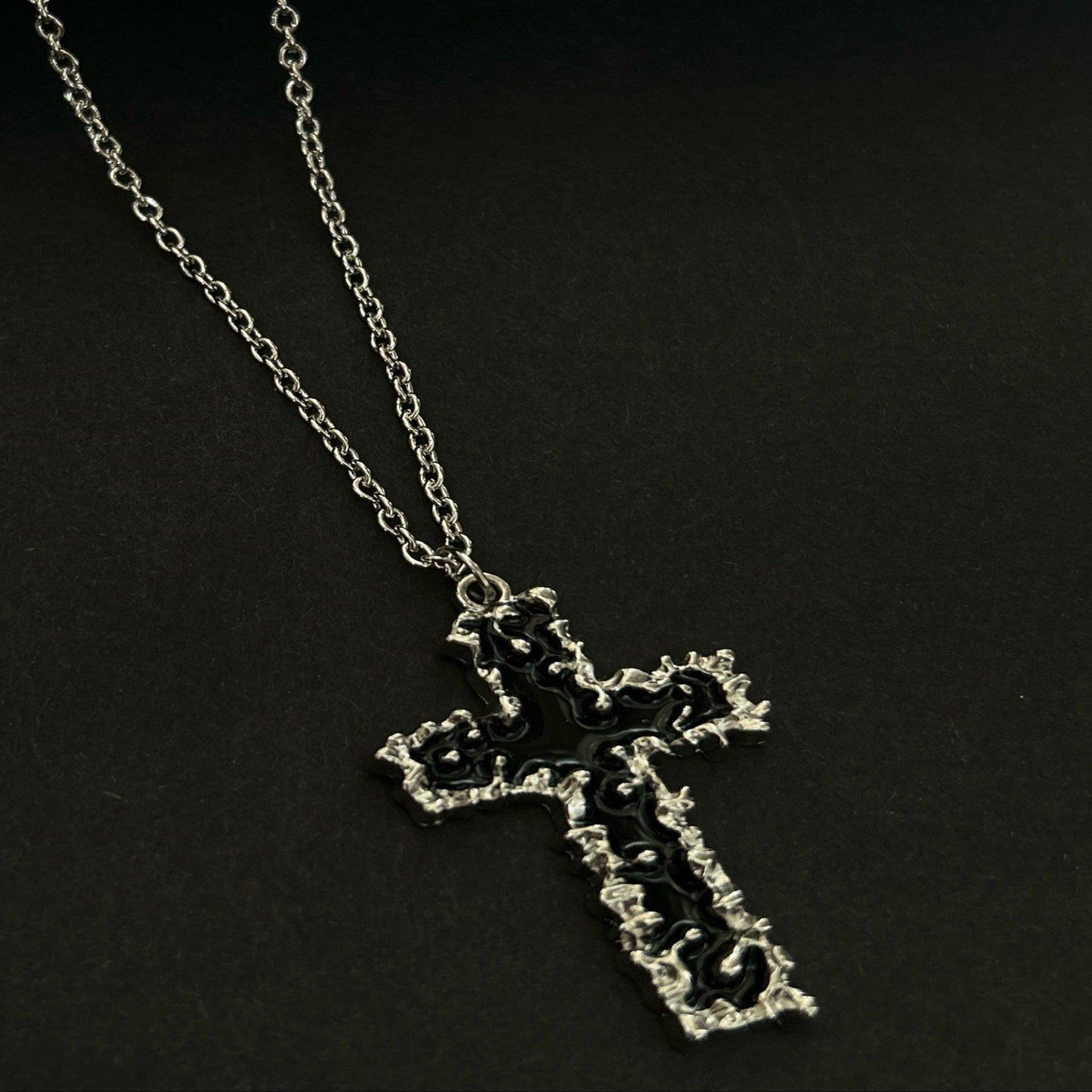 Gothic Cross (Black) - - Thecharmingcharms09