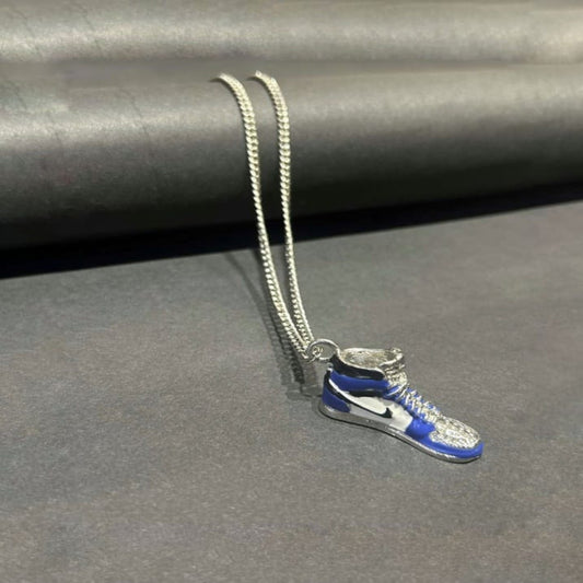 Nike Shoes Pendant Chain  (Blue)- Thecharmingcharms09