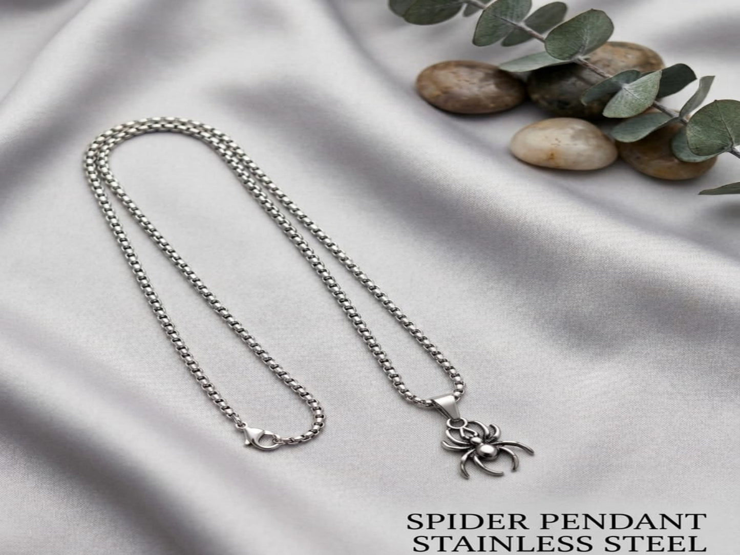 Spider pendant stainless steel