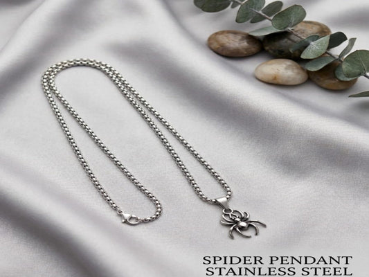 Spider pendant stainless steel