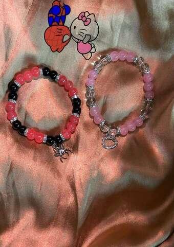 Kitty Spidey bracelet - Thecharmingcharms09