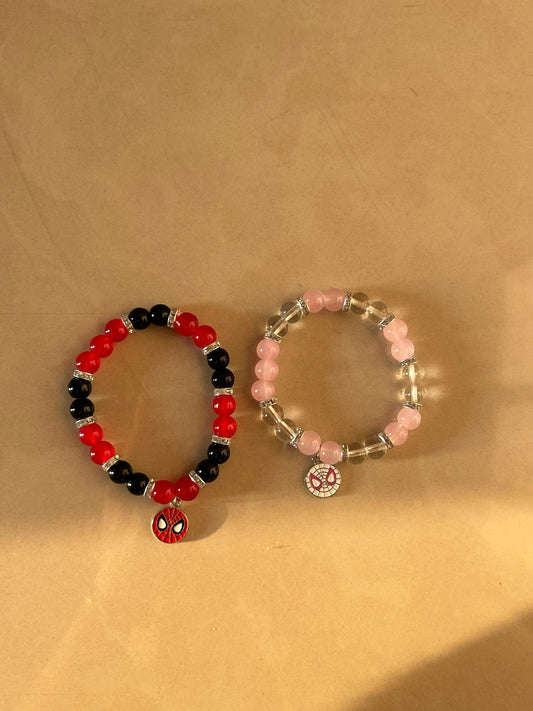 Gwen & Spiderman Bracelets - Thecharmingcharms09
