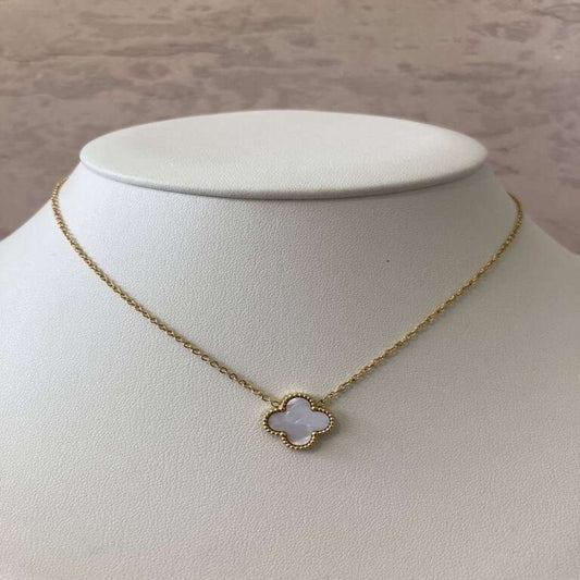 Clover Chain  (White) - Thecharmingcharms09