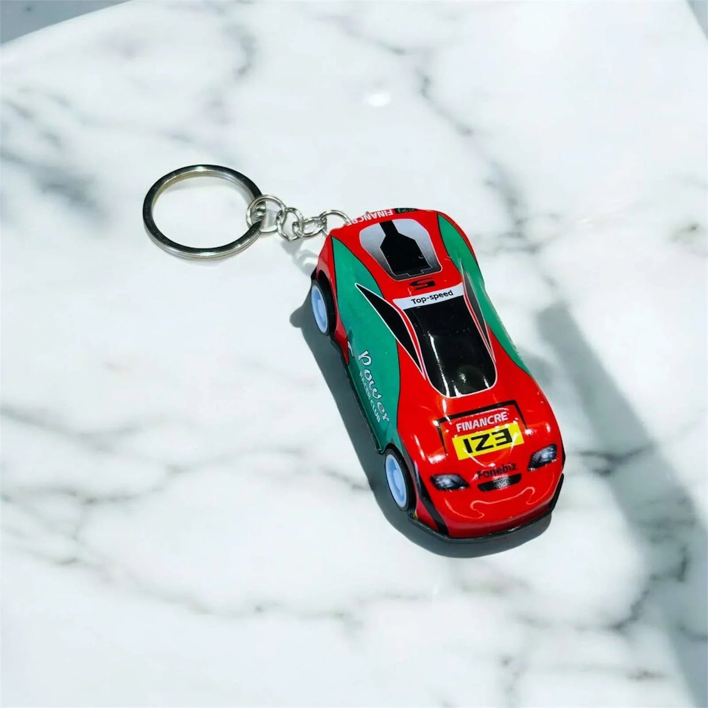 Racer Flame Keychain - Thecharmingcharms09